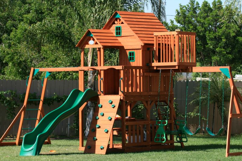 Wooden Playset Installation in Denver County, CO