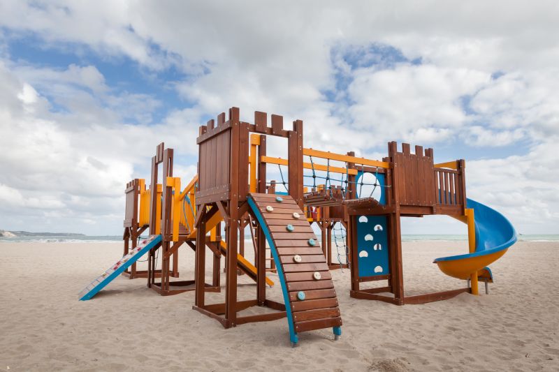 Wooden Swing Set Installation in Conroe, TX